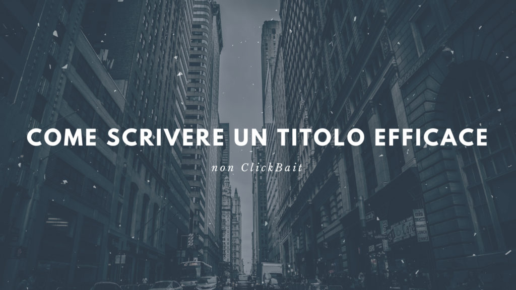 scrivere titolo per landing page
