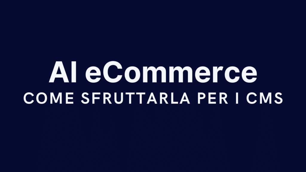 AI per eCommerce